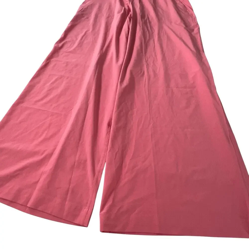 Lululemon Athletic Pants Womens Size 10 Pink Wide Leg Stretch Casual Athleisure